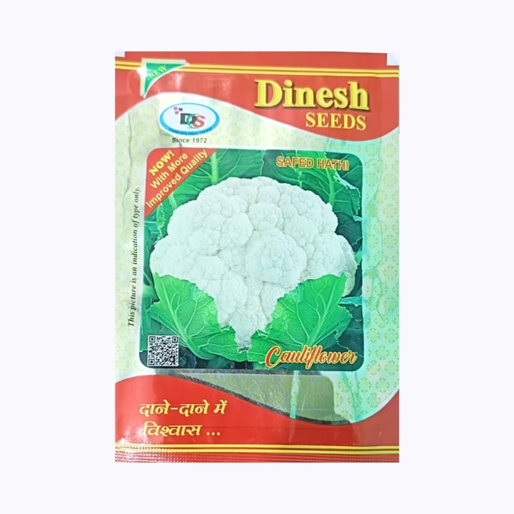 Dinesh Safed Hathi Cauliflower Seeds