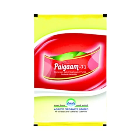 Agrico Organics Paigaam-71 Herbicide - Ammonium Salt of Glyphosate 71% SG