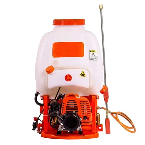 Knapsack 2-Stroke Power Sprayer With 20L Tank Capacity and Accessories For Agricultural Fields and Gardening Purposes