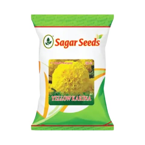 Sagar Tennis Ball Yellow Karina Marigold Seeds
