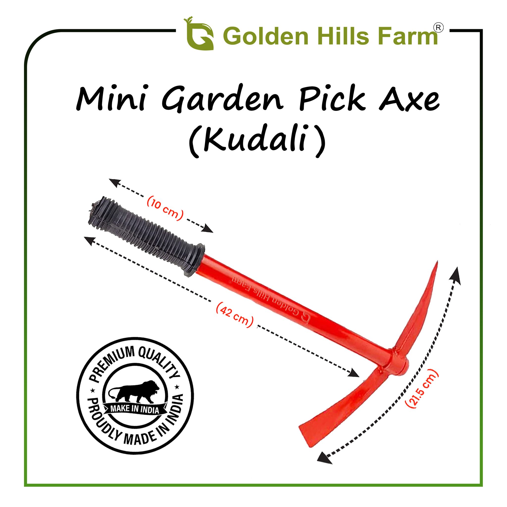 Golden Hills Farm Mini Garden Pick Axe (Kudali) Tools