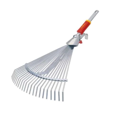 Wolf Garten 38-58cm Steel Adjustable Lawn Rake, UC-M