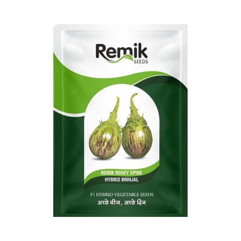 Remik Rosy Spine Brinjal Seeds