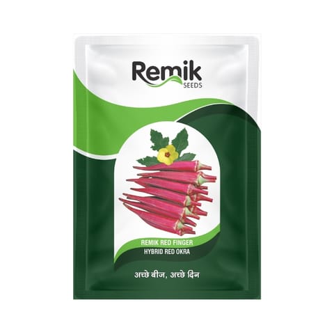 Remik Red Finger (Okra) Seeds