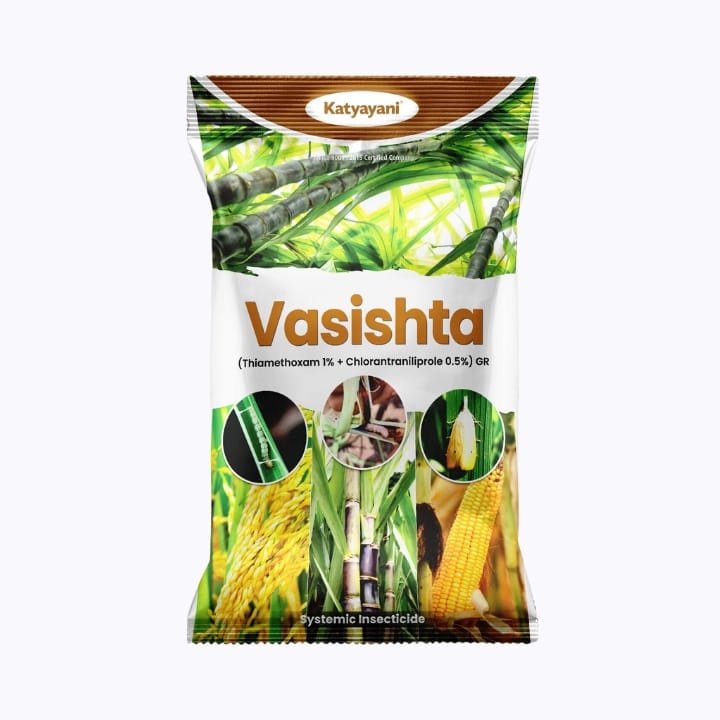 Katyayani Vasishta Insecticide - Chlorantraniliprole 0.5% + Thiamethoxam 1% GR