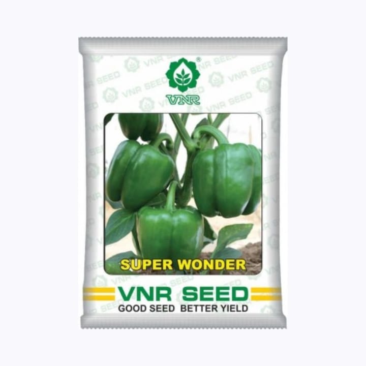 VNR Super Wonder Capsicum (Shimla Mirchi) Seeds