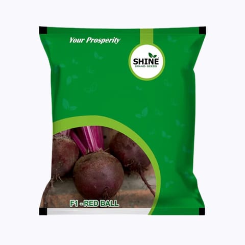 Shine Red Ball Beetroot Seeds