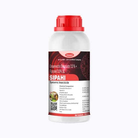 Katyayani Sipahi Insecticide- Emamectin Benzonatye 1.5% Fipronil 3.5% SC