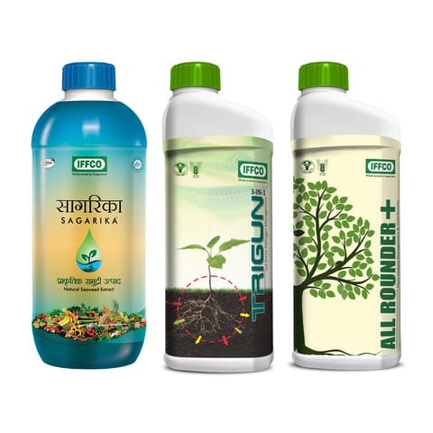 Sagarika + Trigun + All Rounder Plus Combo 1.5 Litre (500ml X pack of 3)