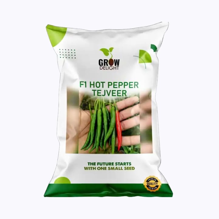 Grow Delight Tejveer F1 Hot Pepper Seeds