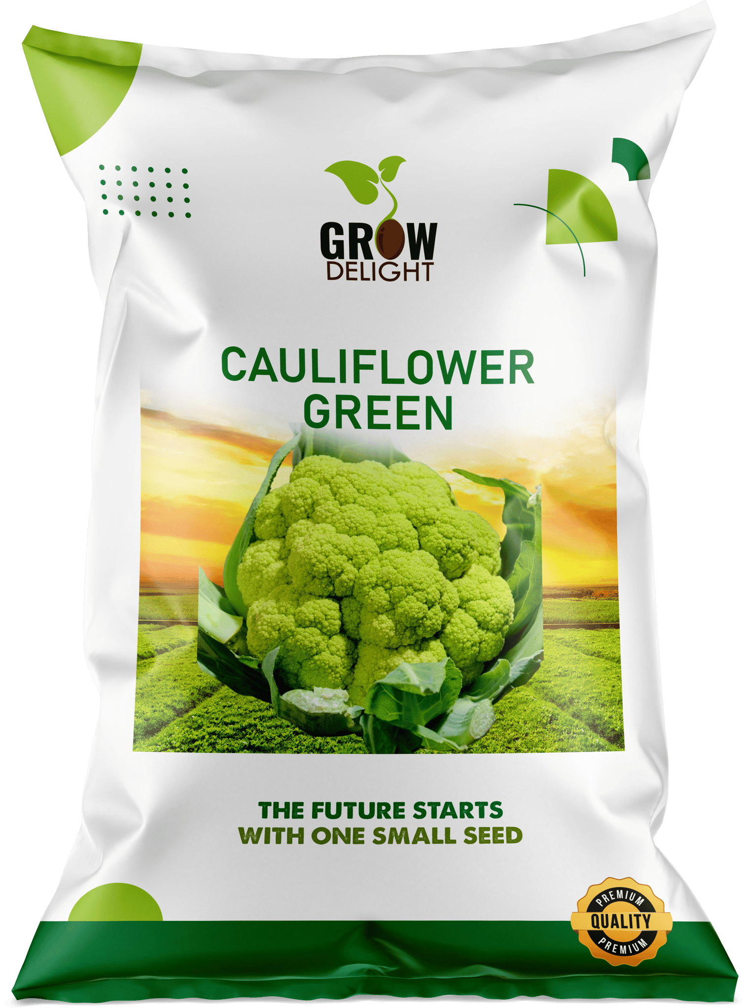 Grow Delight Green Cauliflower Seeds