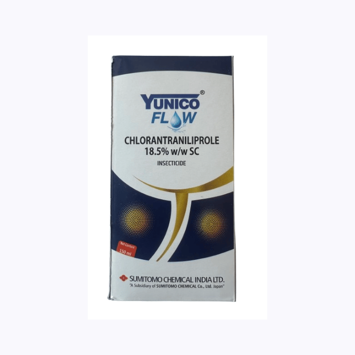 समिटोमो यूनिको फ्लो क्लोरेंट्रानिलिप्रोले 18.5% एससी, विभिन्न फसलों के लिए व्यापक स्पेक्ट्रम कीटनाशक