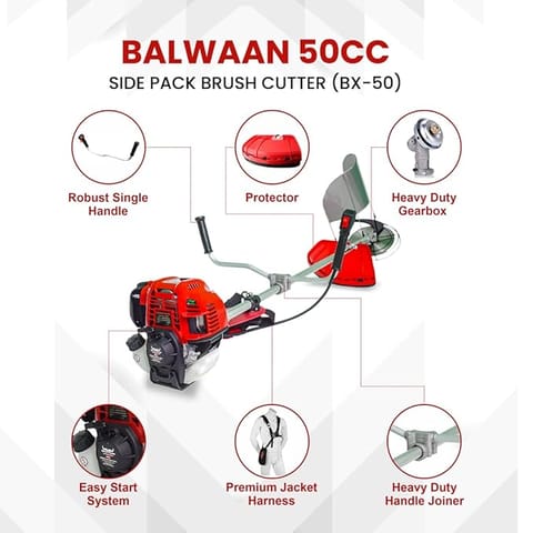 Balwaan Side Pack BX 50 Brush Cutter