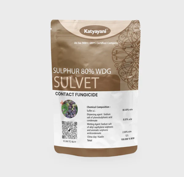 Katyayani Sulvet Fungicide-Sulphur 80% WDG