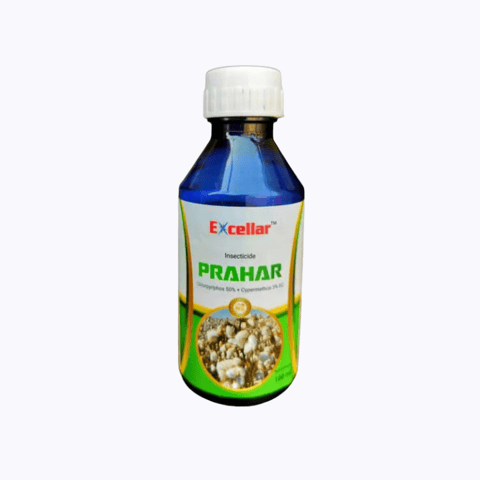 Excellar Prahar Insecticide Chlorpyriphos 50% + Cypermethrin 5% EC