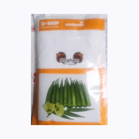 Nunhems Basf Singham F1 Okra Bhindi Seeds