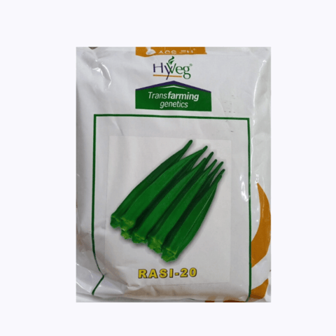 HyVeg Hybrid Rasi-20 Okra Seeds