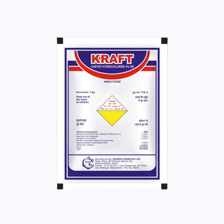 Gharda Kraft Sp Cartap Hydrochloride 4% Gr Insecticide